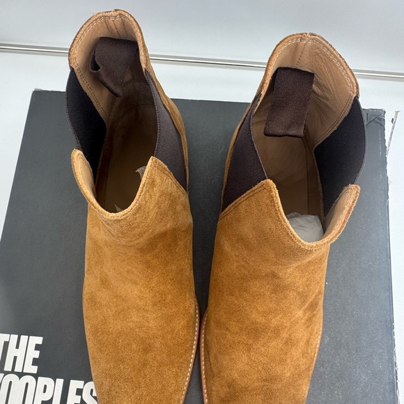 The Kooples Men\'s Tan Suede Chelsea Boots main image 5
